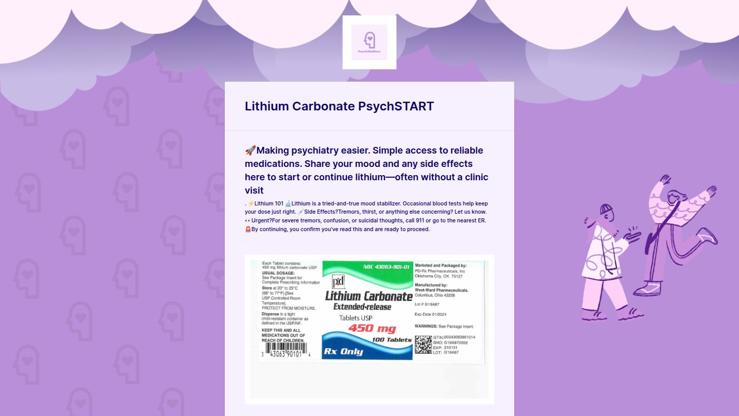Lithium Medication